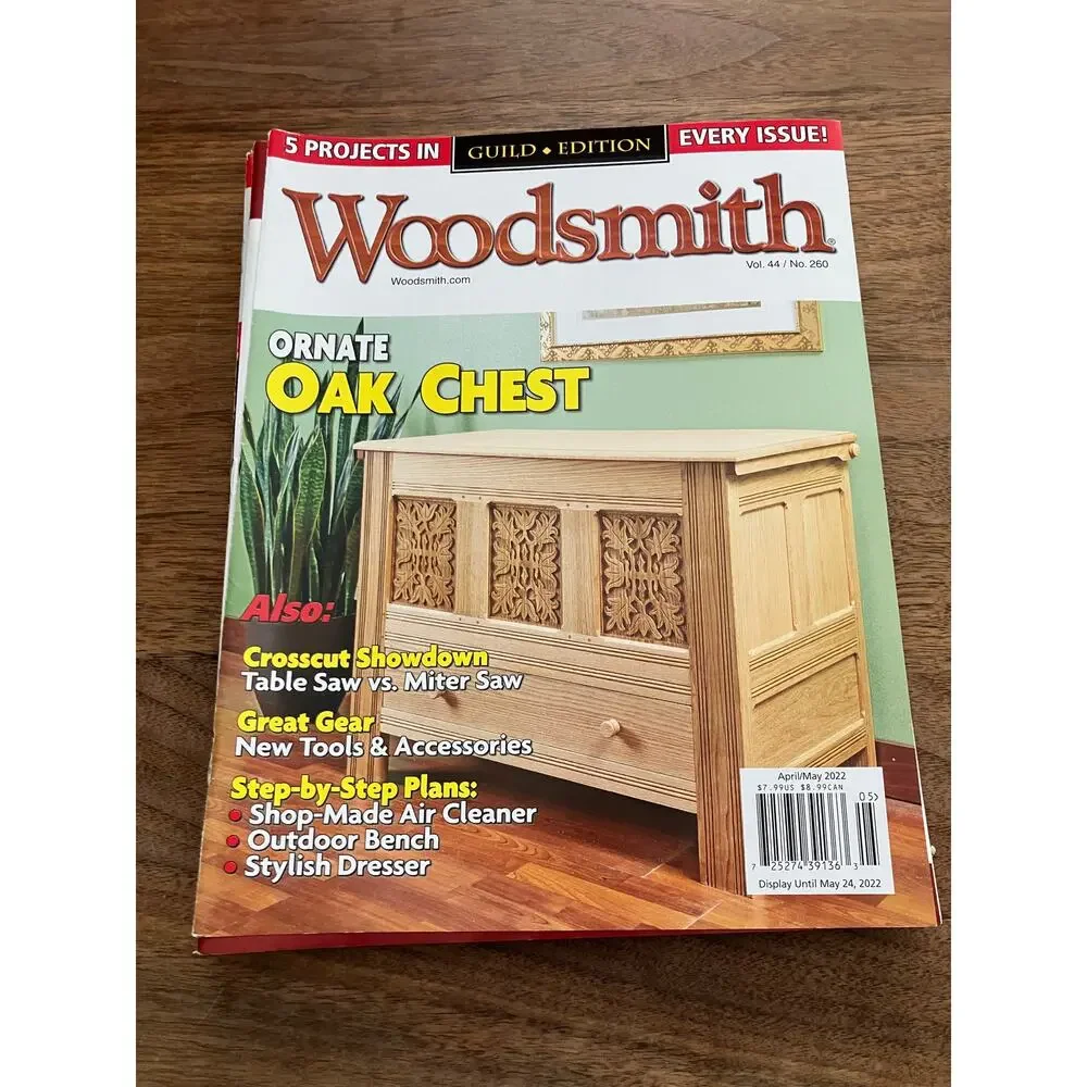 Lot of 5 Woodsmith Magazines‎ | Woodworking Plans, DIY Projects, Shop Guides